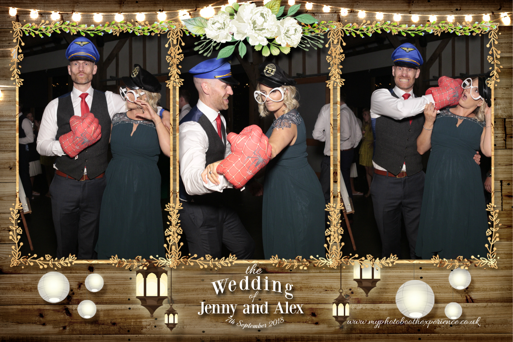 Jenny & Alex's Wedding | View more photos from the event at gallery.myphotoboothexperience.co.uk/u/MyPhotoBoothExperienceLtd/Jenny-Alexs-Wedding